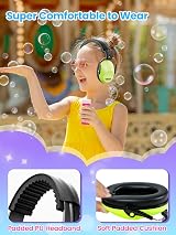Dr.meter Ear Defenders Kids 27.4 dB Noise Reduction Adjustable Headband view 2