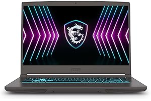 MSI Thin 15 15.6" 144Hz Gaming Laptop, Intel® Core™ 5-210H, RTX 4050, 16GB DDR5, 1TB NVMe SSD, Windows 11 Home