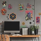 RoomMates Dungeons and Dragons Peel and Stick Wall Decals