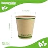 Responsible Products Certified Compostable 6 oz Paper Cups, Cold ＆ Hot ...