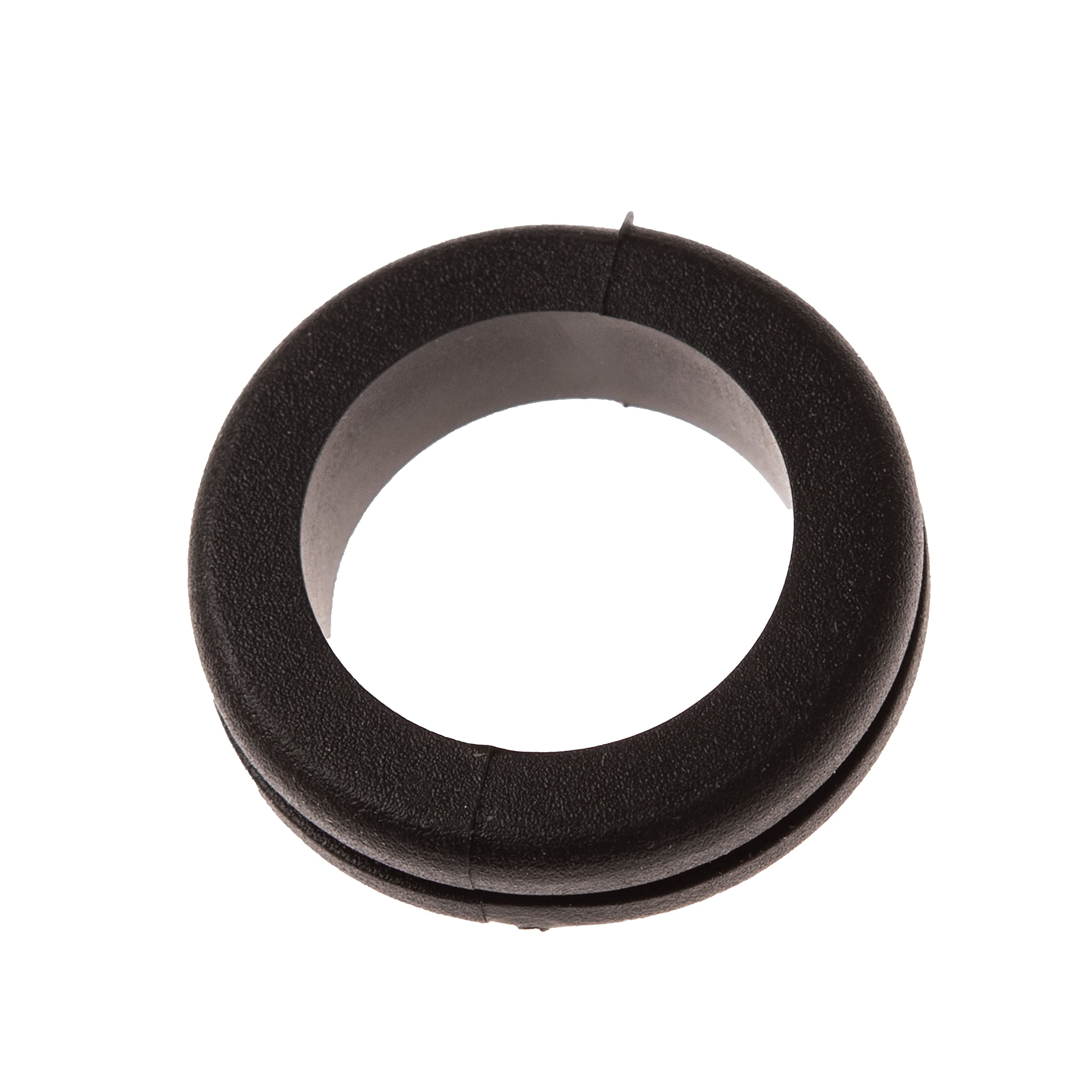 CDL Micro 50 x Open Rubber Cable Grommet - Open Size 20mm - Black
