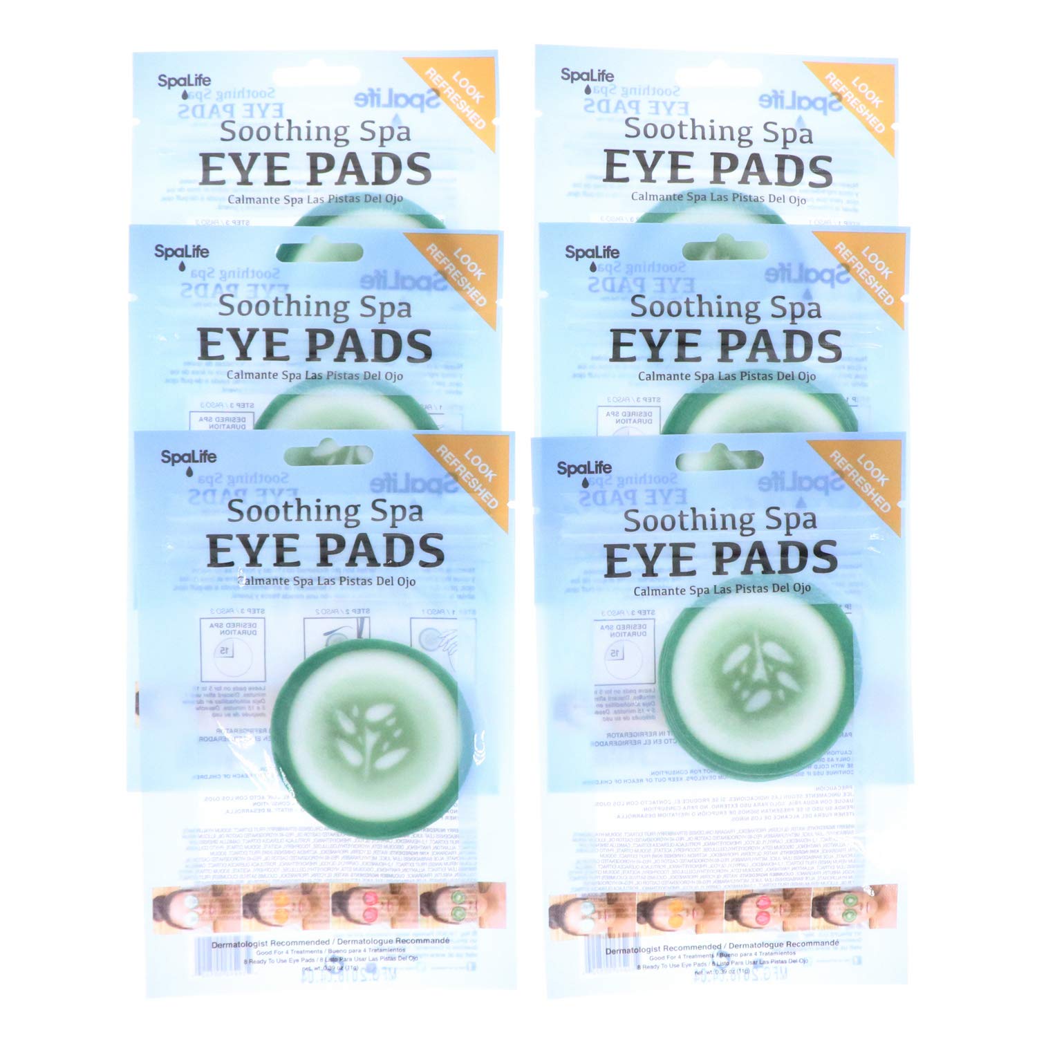 REUSABLE Gel Eye Coolers Cucumber Pack Pads Mask Eye Masque