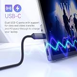 MINIX 16" Portable Monitor FHD 1200P IPS 100% sRGB USB-C HDMI Dual Speakers view 3