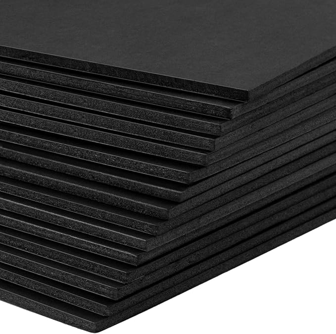 Mat Board Center, Pack of 50 Foam Core Backing Boards, Mounting Board