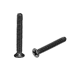 uxcell M2 x 14mm Phillips Screw Fastener Black for