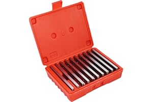 TINVHY 10 Pair Matched Machinist Thin Parallel Bars 1/8 Inch Thick x 6 Inches Long 1/2 inch Through 1-5/8 inches Wide Paralle