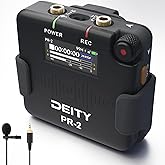 Deity PR-2 - Pocket Audio Recorder with 32-Bit Float Recording, 3.5mm Lavalier W.Lav Pro Mic, Timecode Sync, & Sidus Audio Ap
