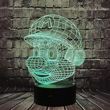 baby head night light