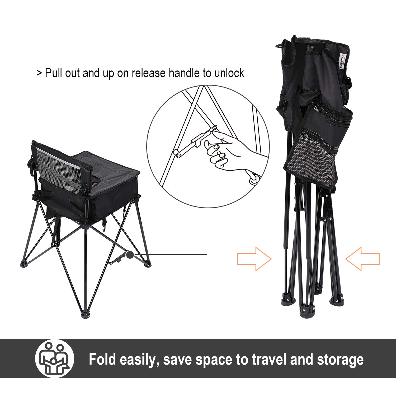 veeyoo portable high chair