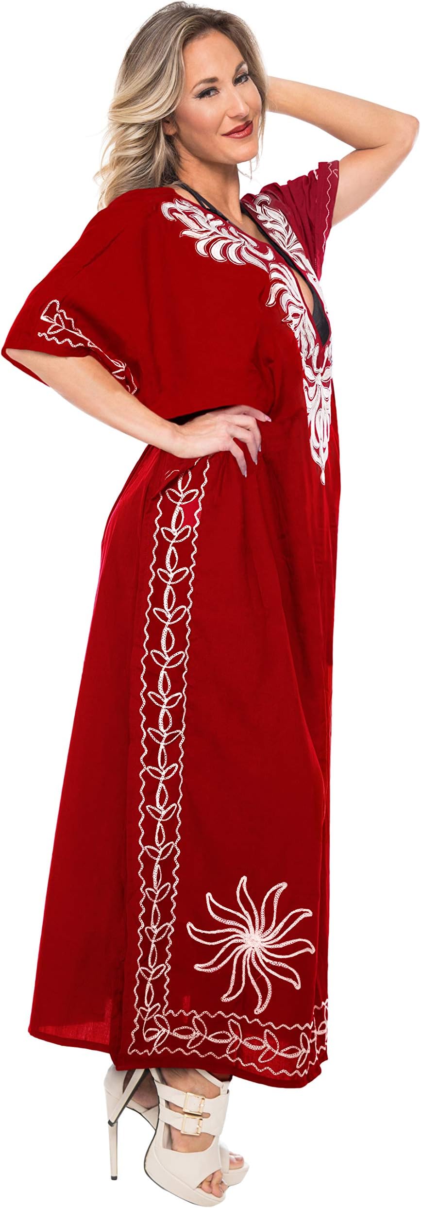 Women's Plus Size Caftan Long Evening Gown