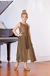 GRACE KARIN Girls One Shoulder Sequin Dress Size 8