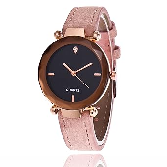 Xinew Stylish Black Dial Women Watch - XIN-400