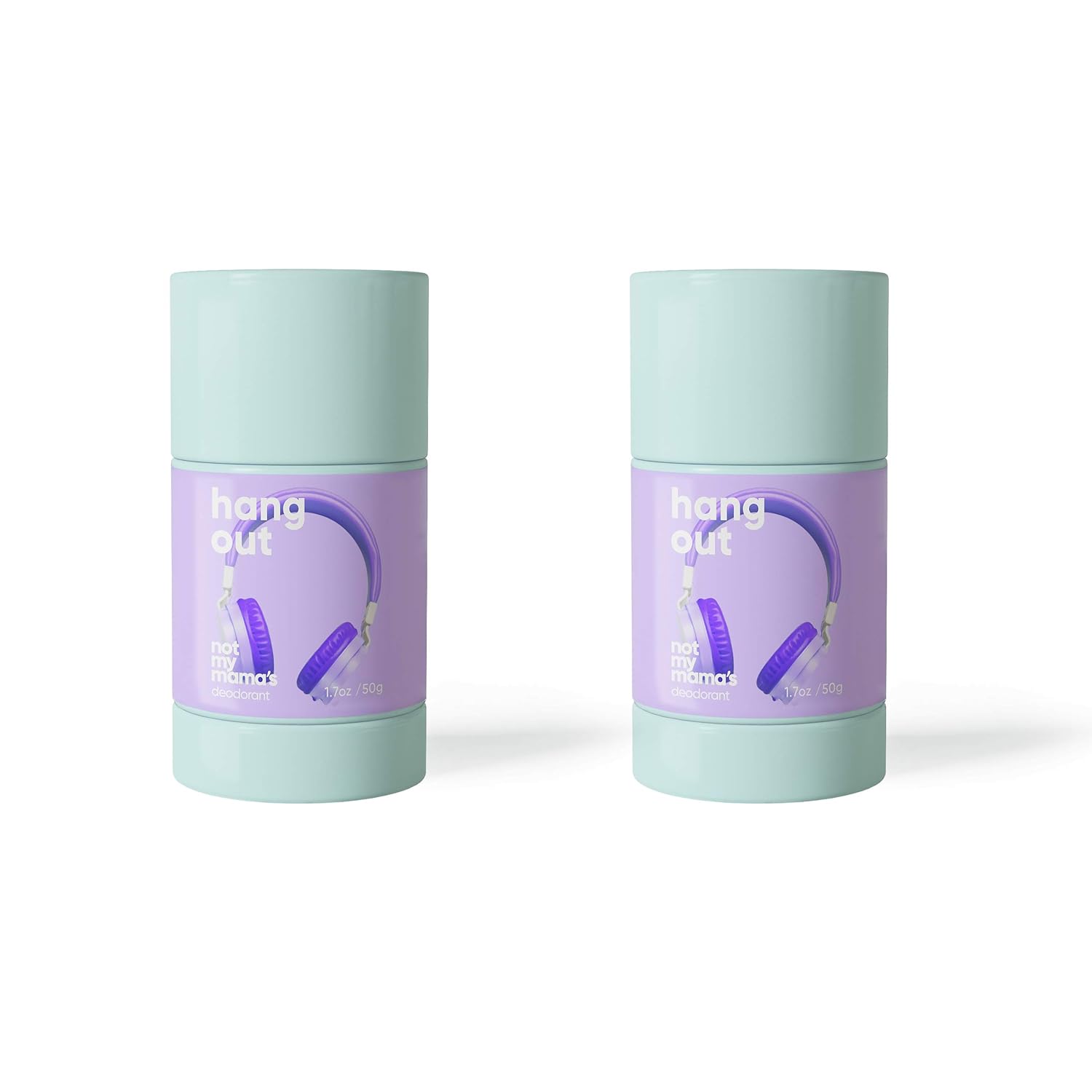 2 Pack Bundle Not My Mama's Natural Deodorant for Women and Girls in Hang Out (Lavender) Aluminum Free, Paraben Free, Synthetic Fragrance Free : Beauty