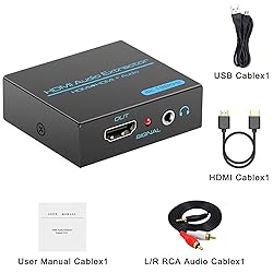 VPFET HDMI Audio Extractor Splitter 4K hdmi to hdmi