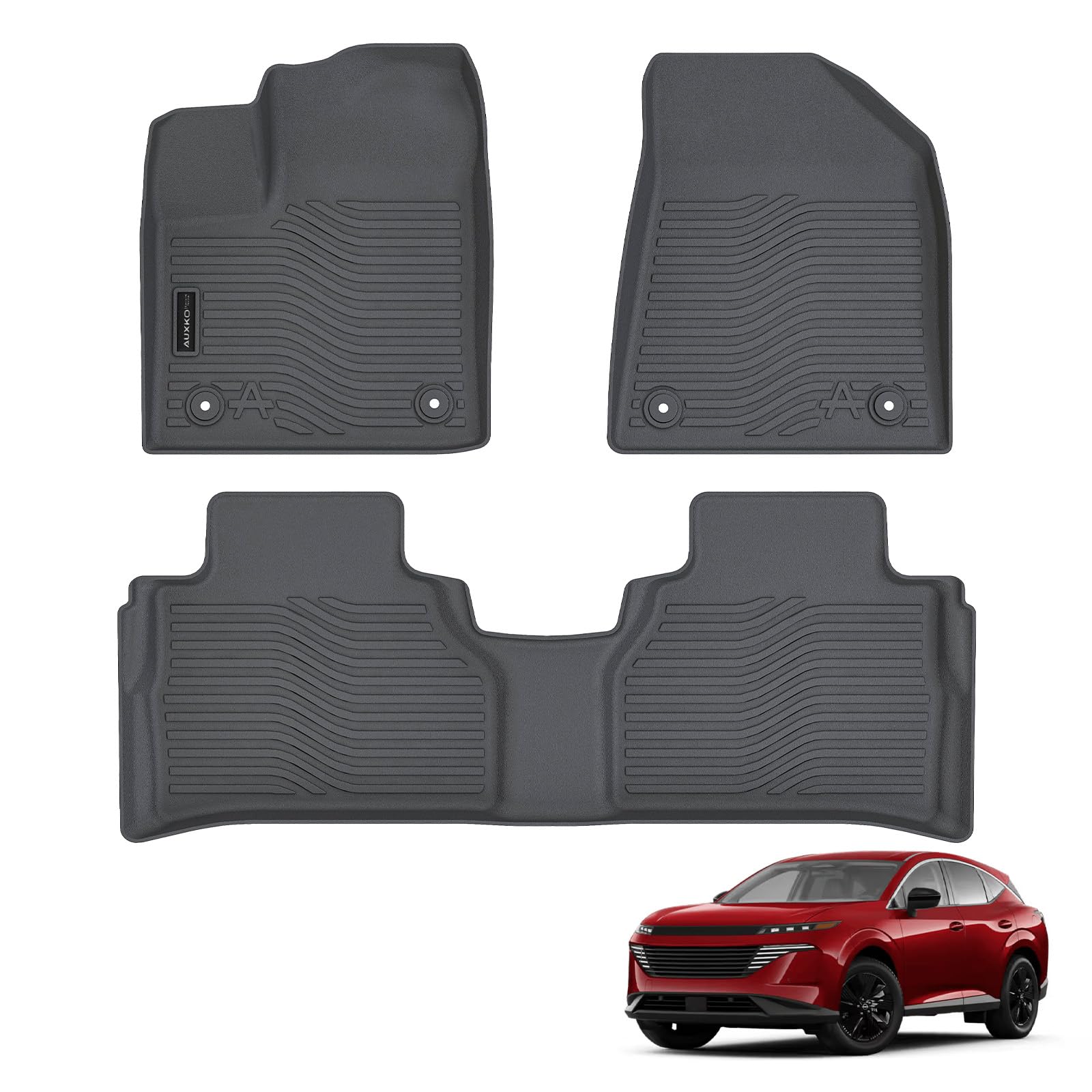 Auxko All Weather Floor Mats Fit for 2025 2026 Nissan Murano TPE Liners Accessories Guard Odorless Anti-Slip Floor Liners for 2025 2026 Nissan Murano Image