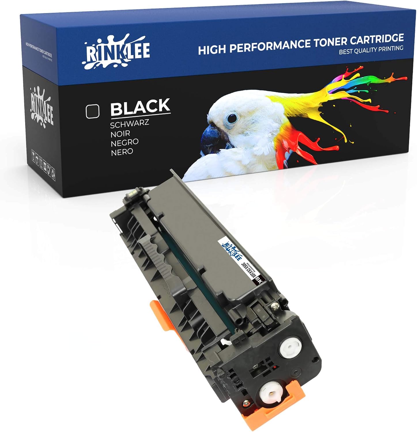 RINKLEE 305X CE410X Toner Cartridge Compatible with HP LaserJet Pro 300 M351 M351a MFP M375 M375nw Pro 400 M451 M451dn M451dw M451nw MFP M475 M475dn M475dw