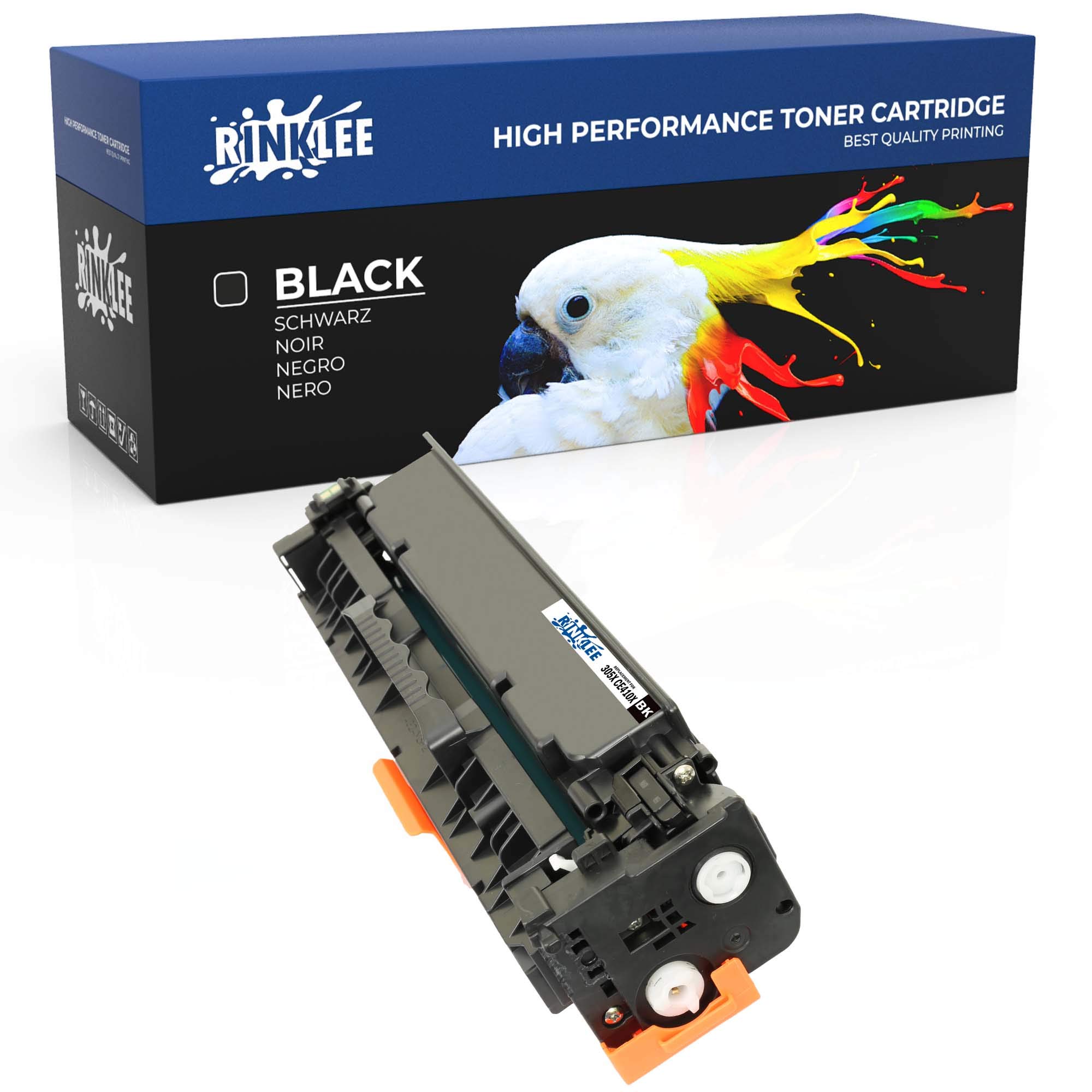RINKLEE 305X CE410X Toner Cartridge Compatible with HP LaserJet Pro 300 M351 M351a MFP M375 M375nw Pro 400 M451 M451dn M451dw M451nw MFP M475 M475dn M475dw | High Yield 4000 Pages | BLACK