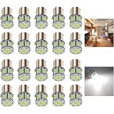KISLED 12V RV LED Interior Lights, 20 Packs 1141 1156 1003 1073 BA15S 7506 LED Bulbs for RV Camper Trailer Boat Trunk Interior Indoor Tail Lights, White - 6000K