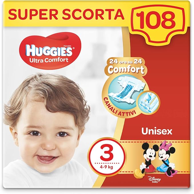 huggies nappies 108 pack