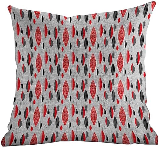 Amazon Com Matt Flowe Colorful Throw Pillow Mid Century Abstract