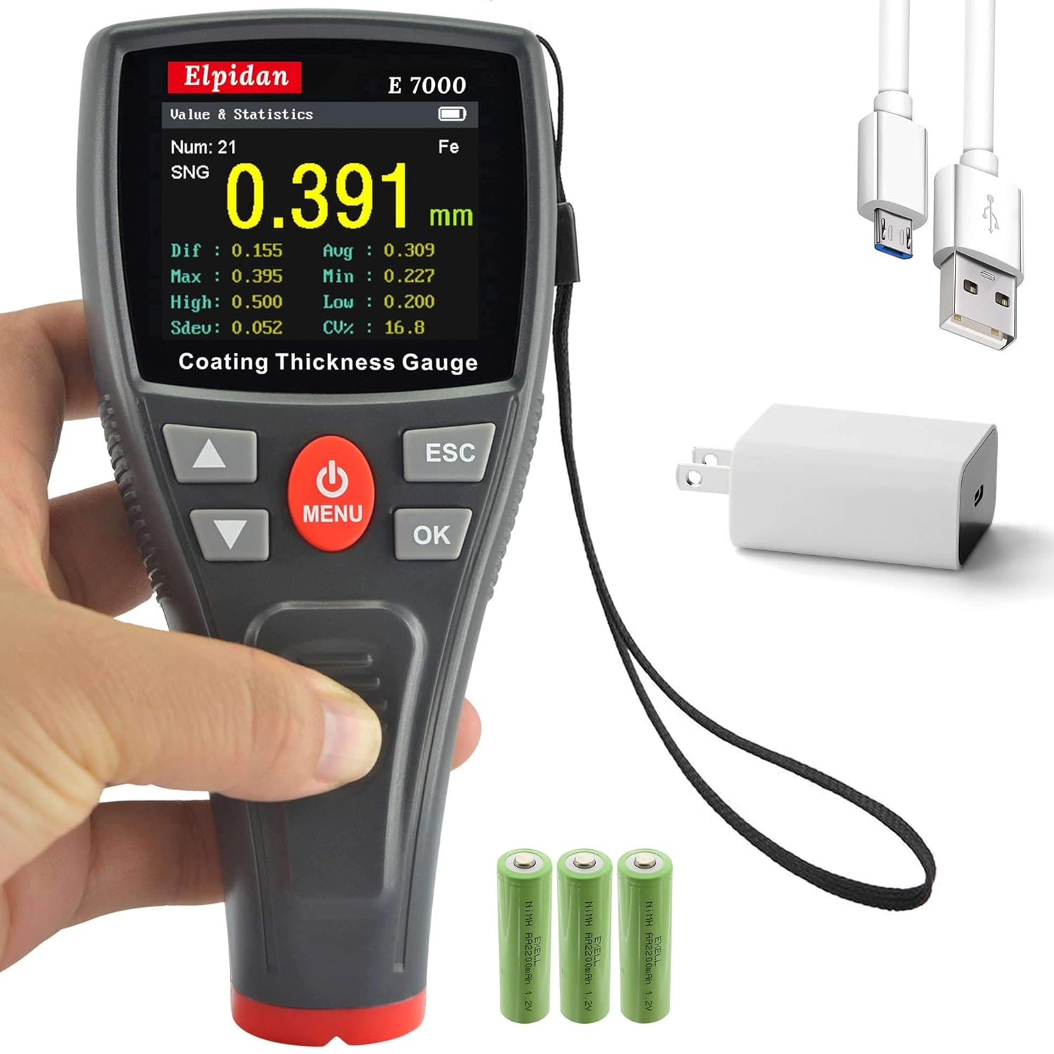 Elpidan Paint Thickness Gauge Meter â€“ Coating Thickness Gauge â