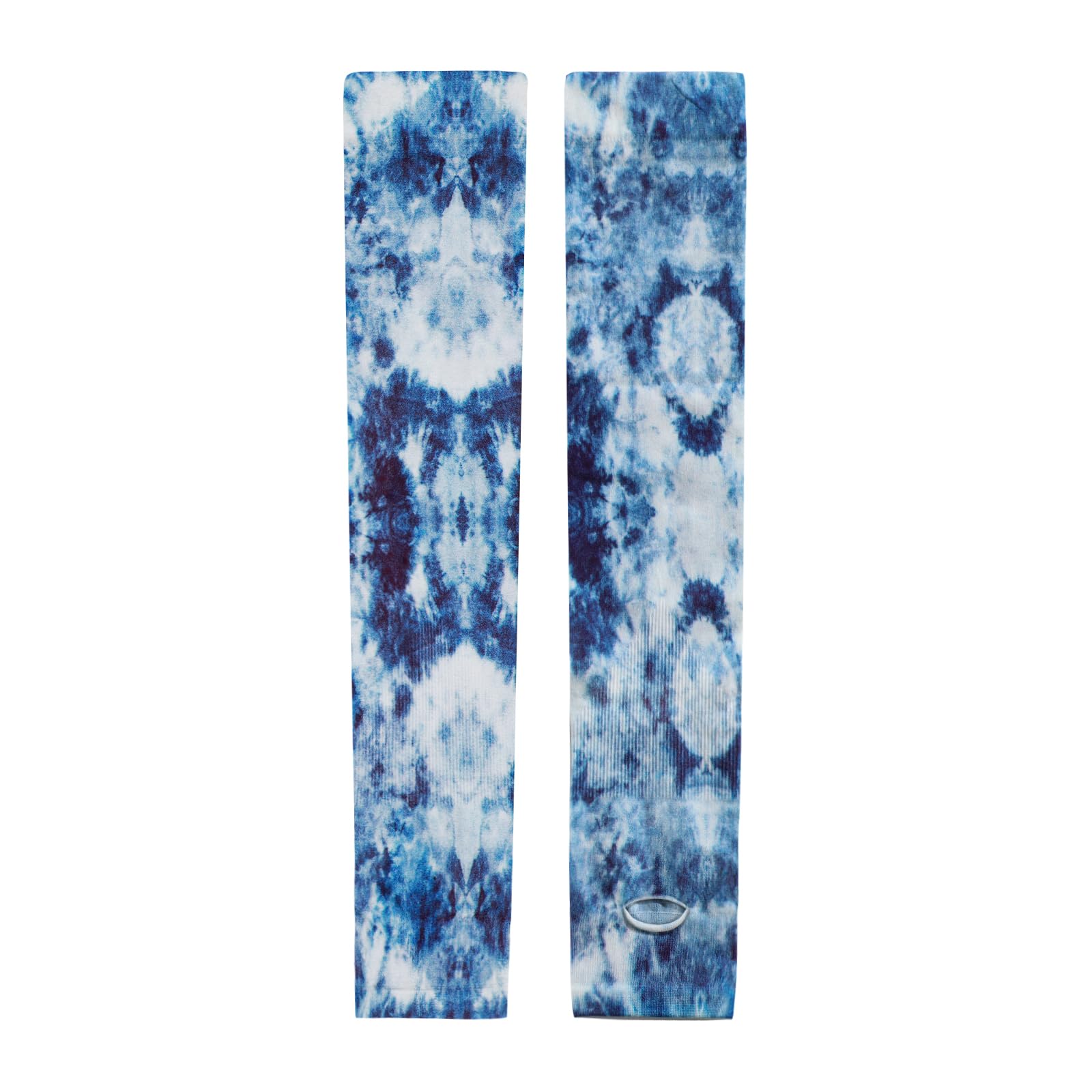 Achiou Cooling Ice Silk Arm Sleeves, Summer UV Sun Protection Compression Sleeves UPF 50+ for Women Volleyball Youth Sports