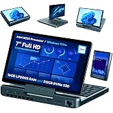 GPD MicroPC 2 | Portable Mini Laptop with 7" 1080P Display | with Intel Processor N250, UHD Graphics; 16GB LPDDR5, 512GB NVMe SSD; 2.5G Ethernet, USB-C, HDMI 2.1, Wi-Fi 6, BT 5.2