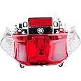GY6 Tail Light 12V 5W Assembly Applicable for TaoTao Sunny Jonway 49CC 50CC 4-stroke Engine Chinese Scooters Moped (Brake Light, Red)