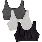 Fruit of The Loom Women's Multi-Pack Tank Top Style Sports Bra