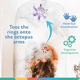Nuby Octopus Floating Bath Toy Sensory Development 3 Rings Included view 5