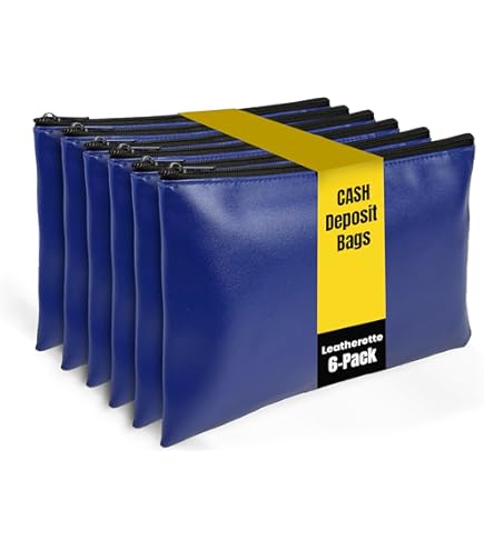 Amazon.com: Tongnian Bank Bag Money Pouch Leatherette Security