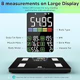arboleaf Smart Scales with App 14 Metrics 500 lb Bluetooth Body Fat Scale view 3