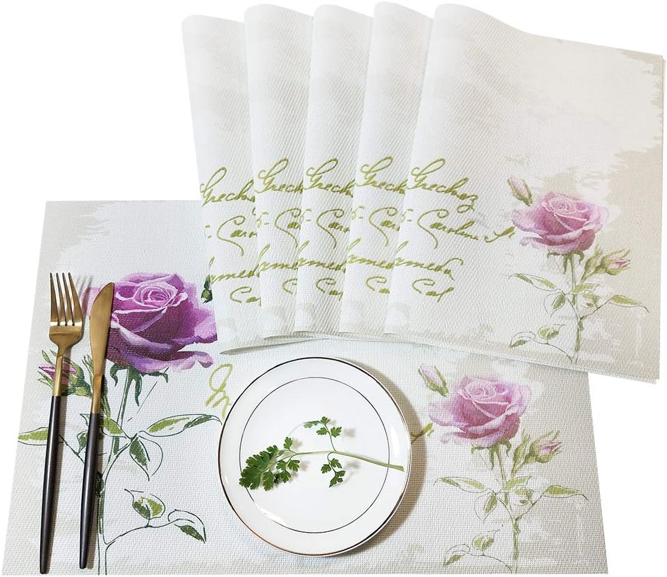 Best rose placemats for dining table