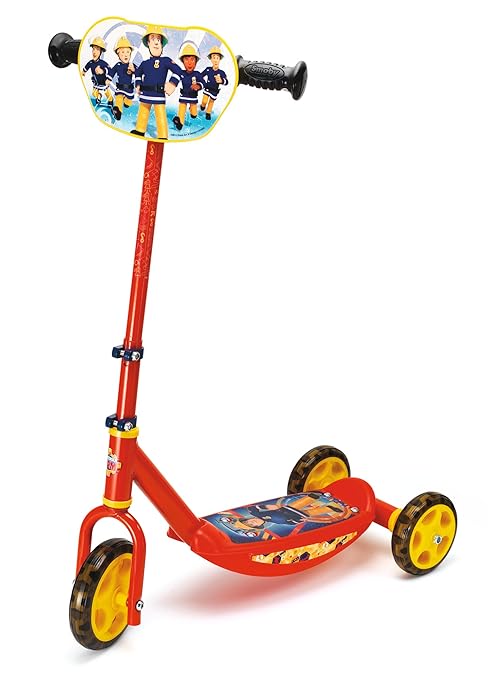 Smoby 750155 - Feuwehrmann Sam Roller, 3 Räder