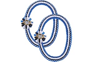 TFTAFAN Silk Graduation Leis Class of 2025 Graduation Ribbon Leis Graduation Necklace Braided Necklaces For High School College Graduation DIY Decors Party Supplies