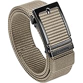 FAIRWIN Men's Ratchet Belt - Nylon Web Work Belt with Automatic Buckle, Adjustable for Jeans, Pants, Golf, and Everyday Use