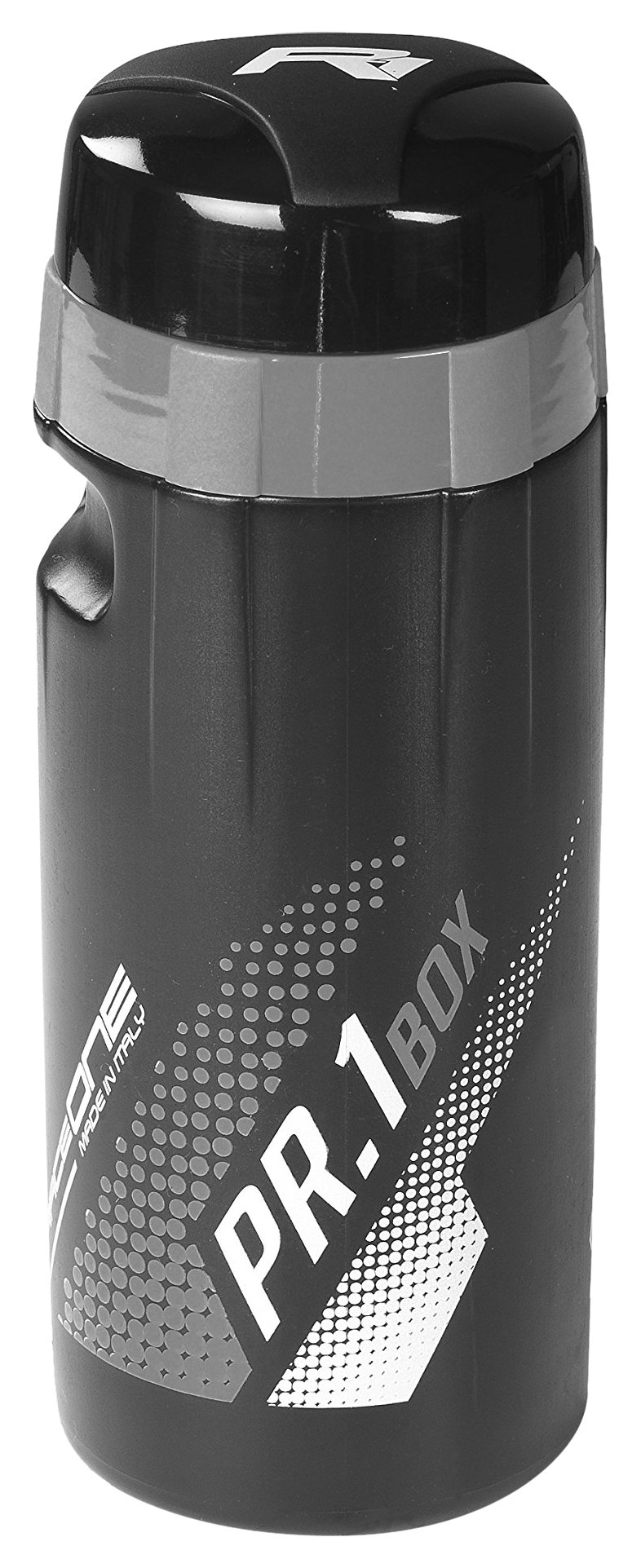 RaceOne - PR1 600 ml Toolbox Bottle for Road and Off Road Use in Black/White