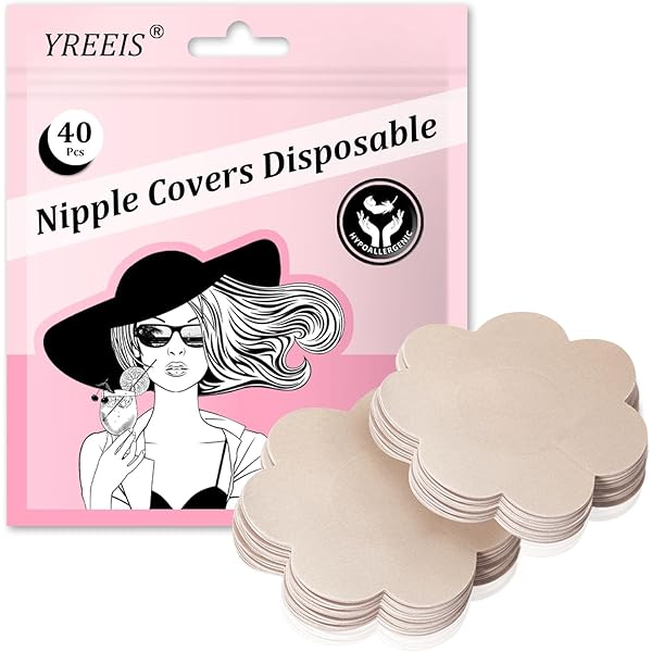 Triangular Nipple Covers - Reusable & Hypoallergenic With Travel Case For B-D Cup Sizes