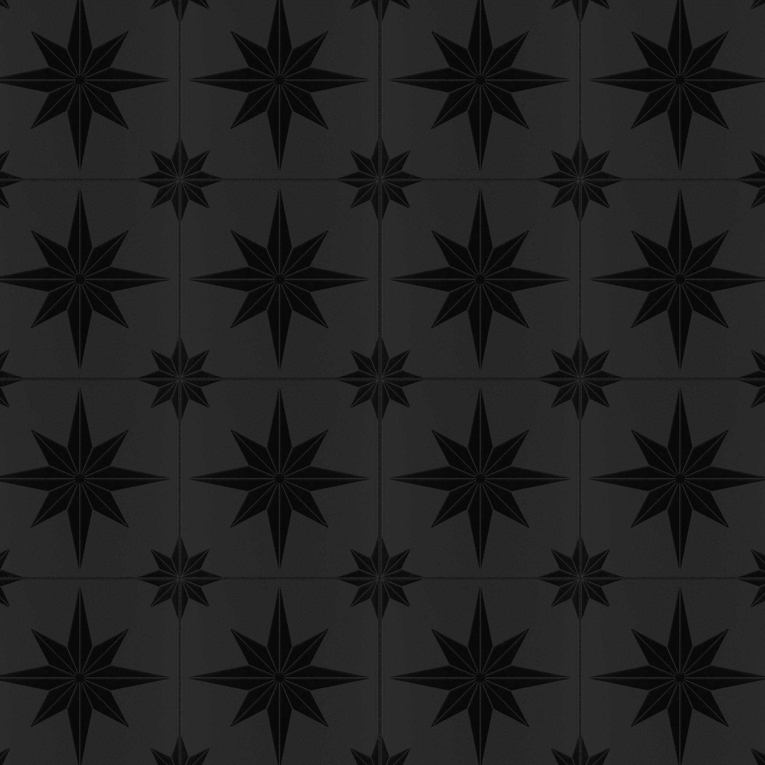 Photo 1 of Merola Tile Stella Lustre Midnight 9-3/4" x 9-3/4" Porcelain Wall Tile