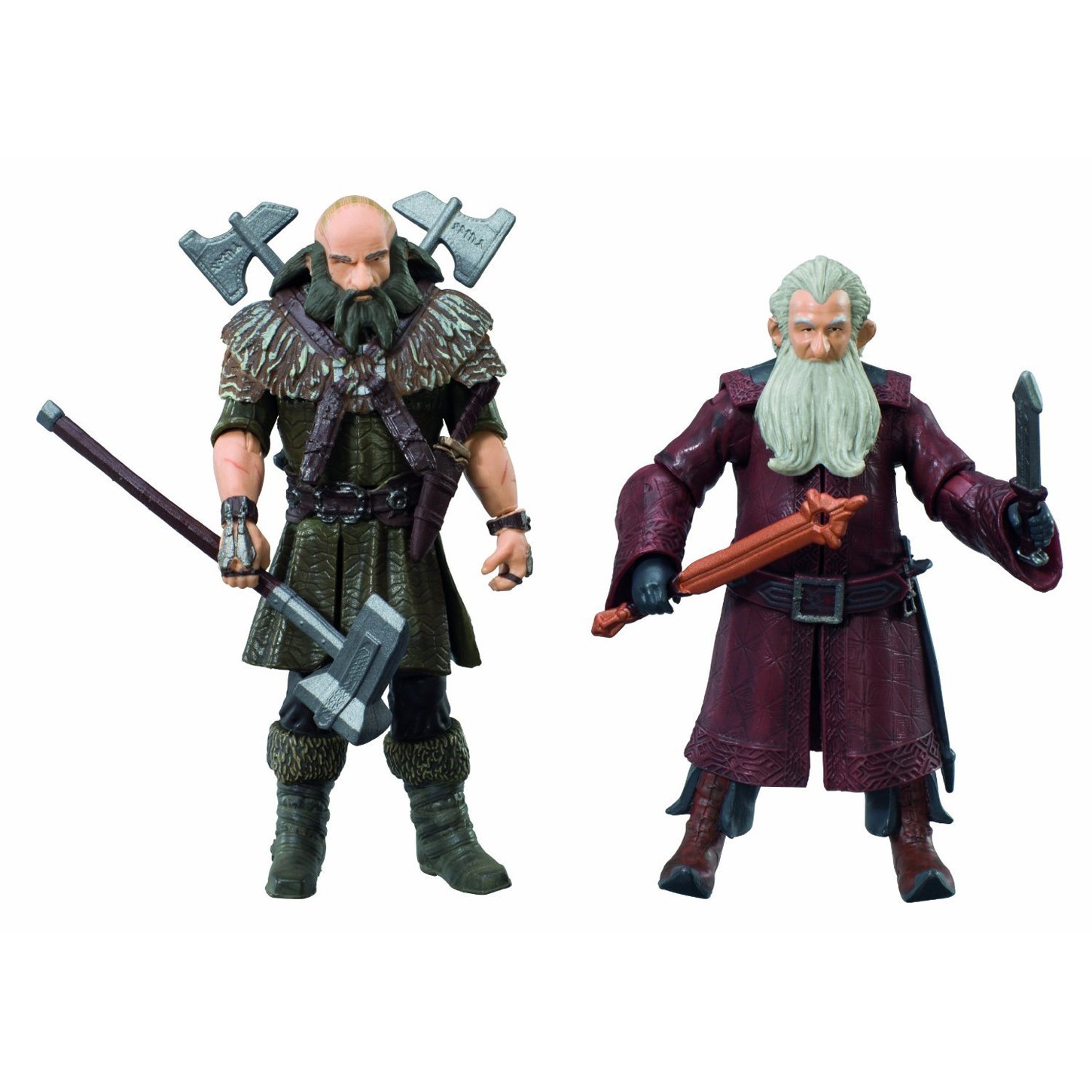 The Bridge Direct Hobbit 3.75 Adventure Balin and Dwalin Pack of 2 MPA 16013 Wave 1