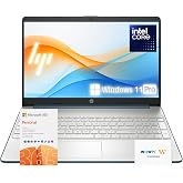 HP 15.6" Laptop | Back to School Limited Edition with Microsoft 365 | 16GB RAM | 768GB Storage (256GB SSD&amp;512GB External Storage)| Intel Core Quad-Core Processor | Wi-Fi | Win11 Pro | WOWPC Bundle