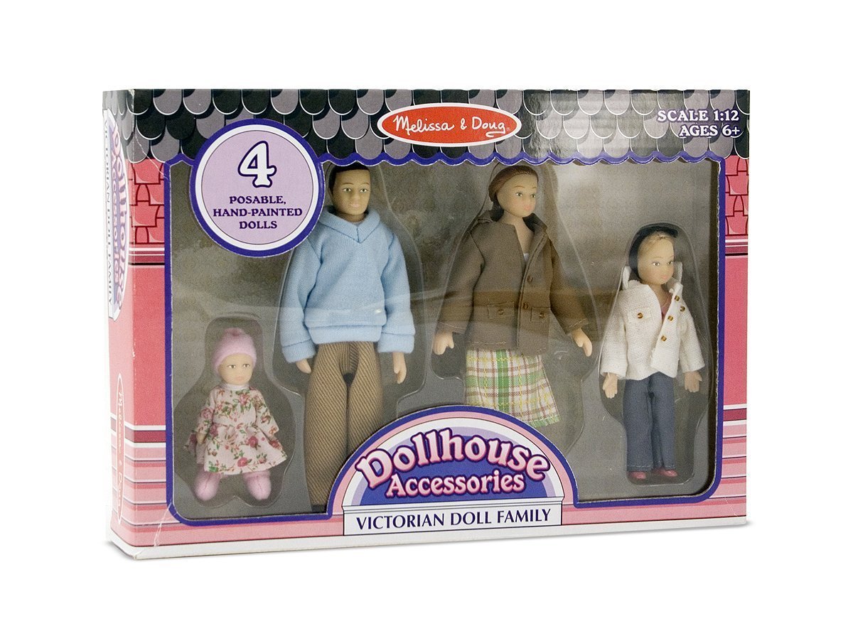 melissa and doug victorian doll family