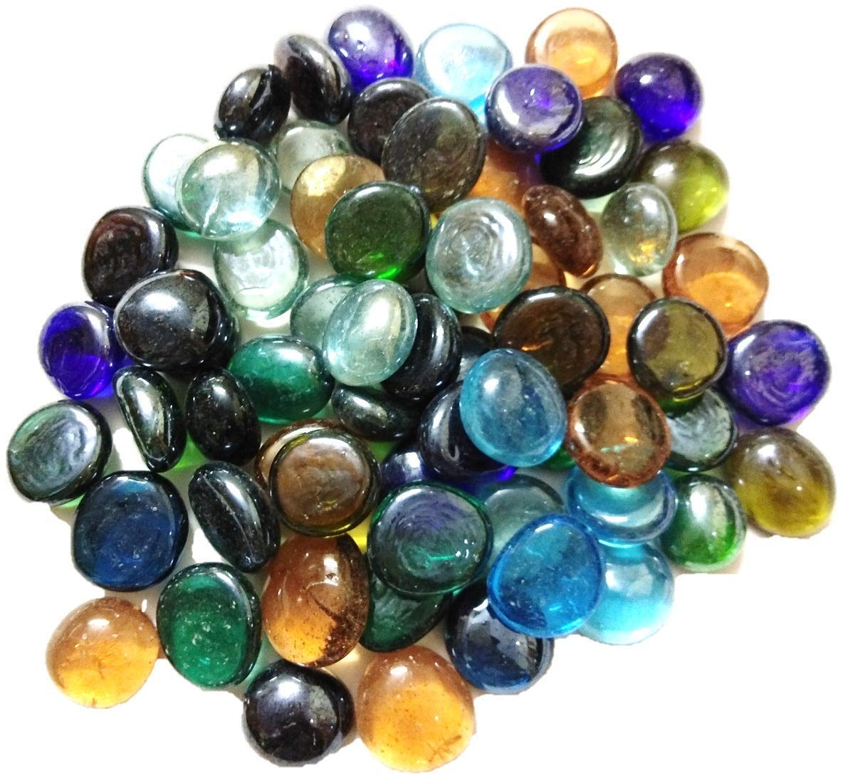 Firstly MultiColored Round Glass Pebbles/gravels/Stone/Beads for