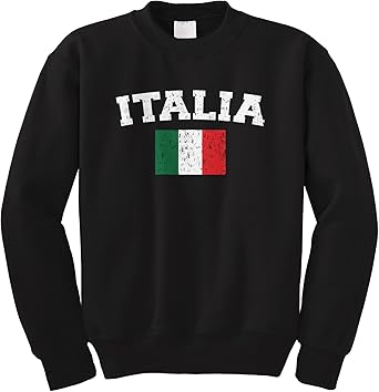 distressed crewneck sweatshirt