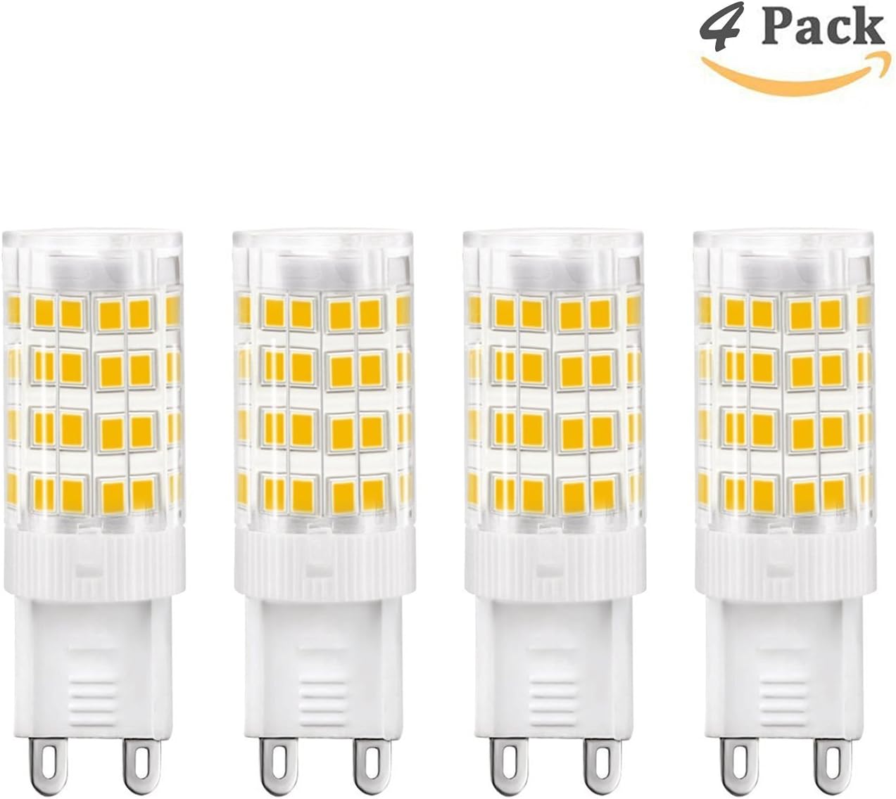 G9 LED Bulb, 4 pieces Warm White 2835 SMD Energy Saving Light Bulb 5 W Perfect for Replacing 30W G9 LED Bulb, 4 pieces Warm White 2835 SMD Energy Saving Light Bulb 5 W Perfect for Replacing 30W