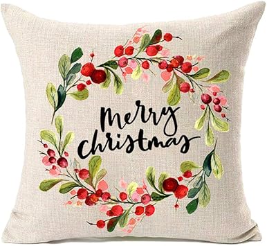 Ikea Cushion Cover Christmas Winter Holidays Pillow Cover 20x20