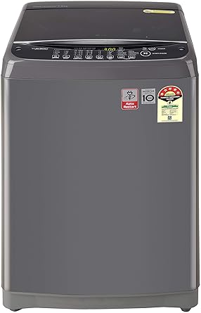 LG 7 Kg 5 Star Inverter Fully-Automatic Top Loading Washing Machine (T70SJMB1Z, Middle Black, Jet Spray+)