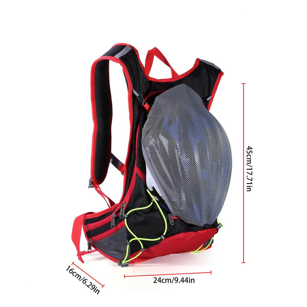 DAVIDNILE Hydration Backpack - Prefect Outdoor Gear for Skiing, Running, Hiking, Cycling, Camping, Climbing