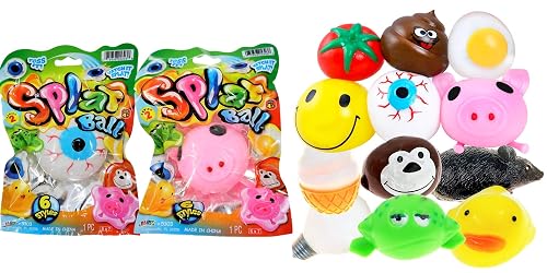 JA-RU Squishy Splat Ball (2 Toys Assorted) Squishy Dumplings Easter ...