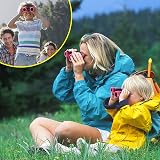 ESSENSON Kids Binoculars 4x30 Outdoor Toy Telescope for Ages 3-10+ Boys Girls view 4